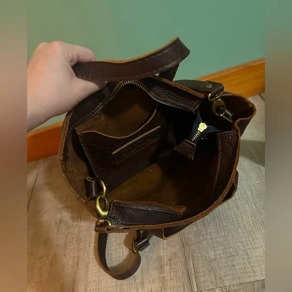 Portland Leather Goods Medium Crossbody Tote - Picture 12 of 12